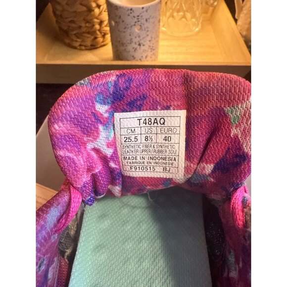 Asics Womens Gel Running Shoes With Pink Laces Size 8.5 - Picture 8 of 8